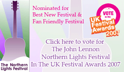 Help - Vote for the John Lennon Northern Lights Festival